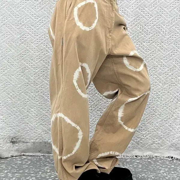 [BUNJANG] Yes I C Tie-Dye Cotton Pants / 예스아이씨 빈티지 스트릿 펑크 타이다이 코튼팬츠 L C13485