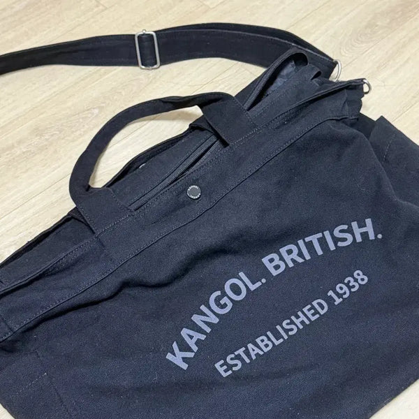 [BUNJANG] Kangol Crossbody Bag Black / 캉골 크로스백 블랙