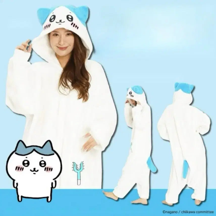 [BUNJANG] Monjkwi Don Quijote Hachiwale Pajama Jumpsuit / 먼작귀 돈키호테 하치와레 잠옷 점프슈트 파자마졸업사진양지뢰코스프레코스튬의상지뢰계양산형