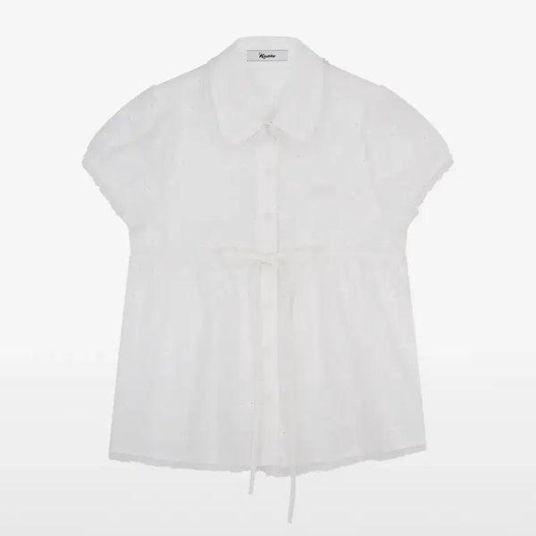 [BUNJANG] Kasico White Blouse / 카시코