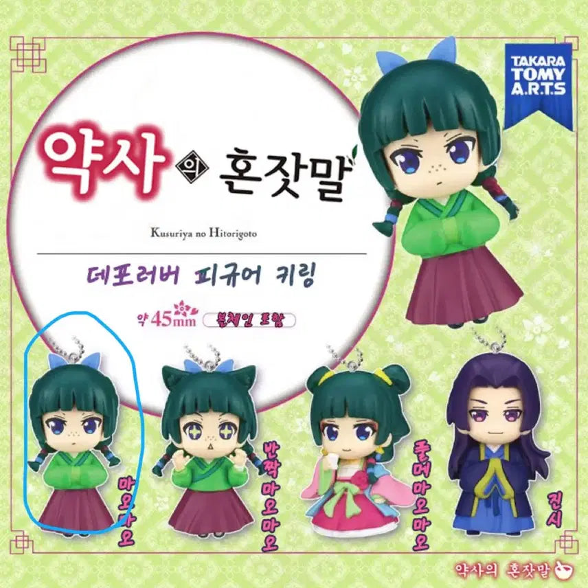 [BUNJANG] Kusuriya no Hitorigoto Maomao Keychain / 약사의 혼잣말 가챠 마오마오 키링