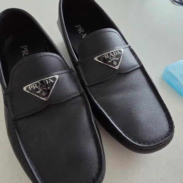 [BUNJANG] Prada Saffiano Leather Driving Shoes / 프라다 사피아노 드라이빙슈즈