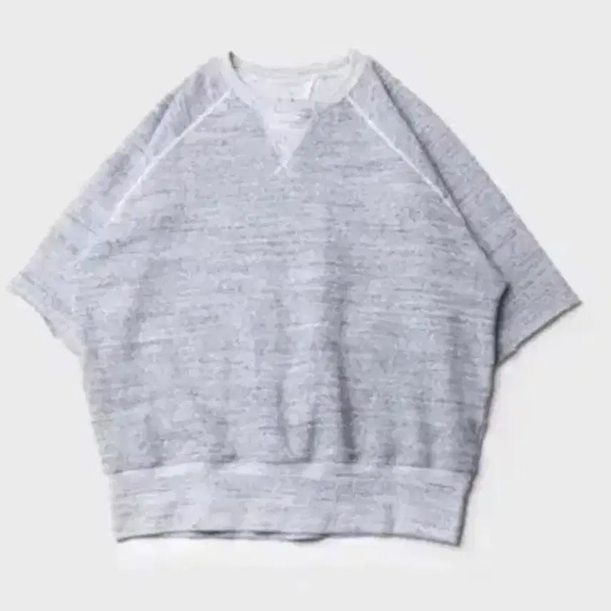 [BUNJANG] BEHAVE Half Sweat Mélange Grey T-Shirt / [3] 비헤비어 하프스웻 멜란지그레이