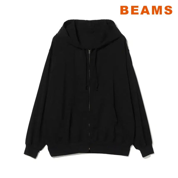 [BUNJANG] BEAMS x COMOLI Oxford Zip-Up Hoodie / 빔즈 코모리 옥스포드 집업 후드