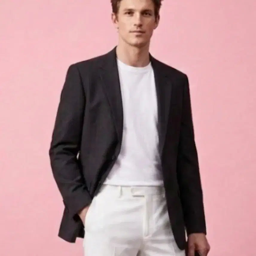 [BUNJANG] Black & White Sports Jacket (M) / 블랙앤화이트 스포츠 자켓 M