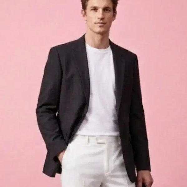 [BUNJANG] Black & White Sports Jacket (M) / 블랙앤화이트 스포츠 자켓 M