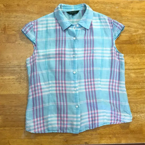 [BUNJANG] Beanpole Check Shirt Size 90 / 빈폴 체크 셔츠 90