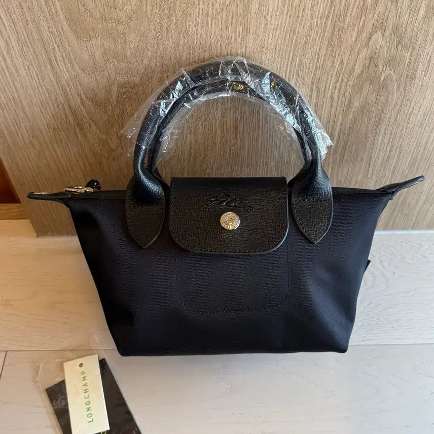 [BUNJANG] Longchamp Le Pliage Energy XS Tote Bag with Inner Bag - Black / 롱샴 에너지 XS 블랙(이너백포함)