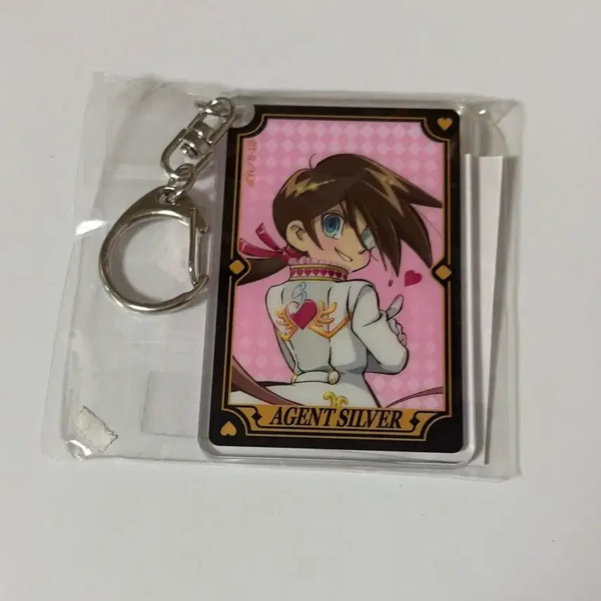 [BUNJANG] Phantom Thief Joker Silver Heart Acrylic Keychain / 괴도조커 실버하트 아크릴 키링