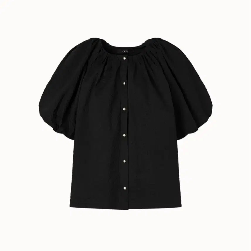 [BUNJANG] orr Volume Seersucker Blouse / 오르 orr 볼륨 시어서커 블라우스