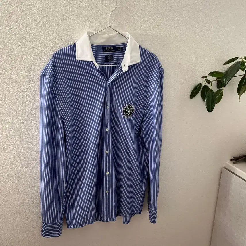 [BUNJANG] Polo Ralph Lauren Wimbledon Stripe Shirt / 랄프로렌  폴로 윔블던 스트라이프 셔츠
