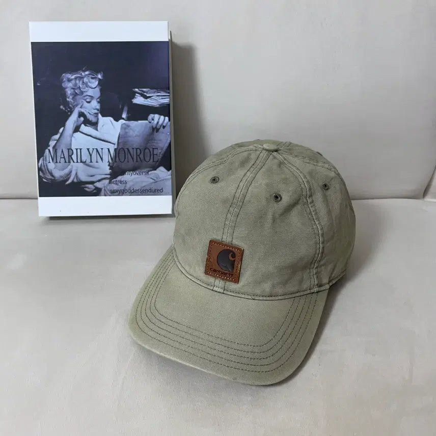 [BUNJANG] Carhartt Vintage Khaki Hat / 칼하트 빈티지카키 모자