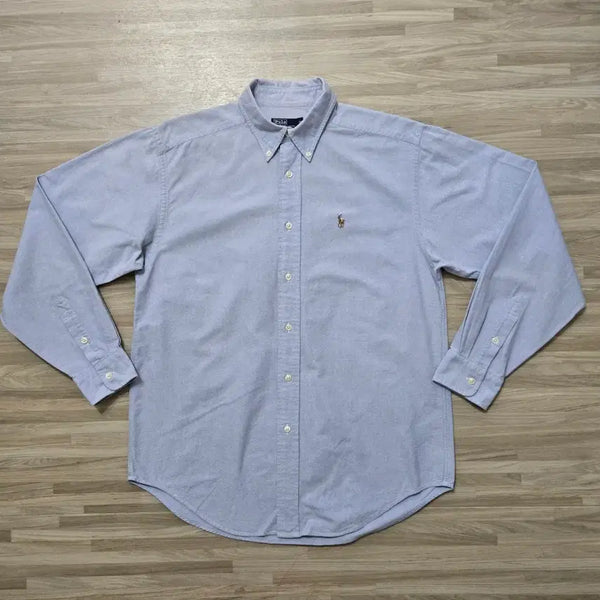 [BUNJANG] Polo Ralph Lauren Oxford Shirt Light Blue Size 95 / 95) 폴로 랄프로렌 옥스포드 셔츠 연하늘색