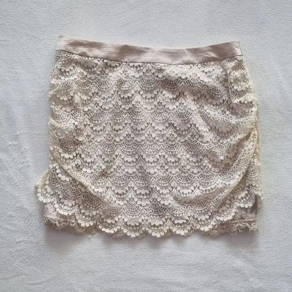 [BUNJANG] Vintage Fairy Oriental Lace Skirt / 빈티지 페어리 오리엔탈 레이스 스커트