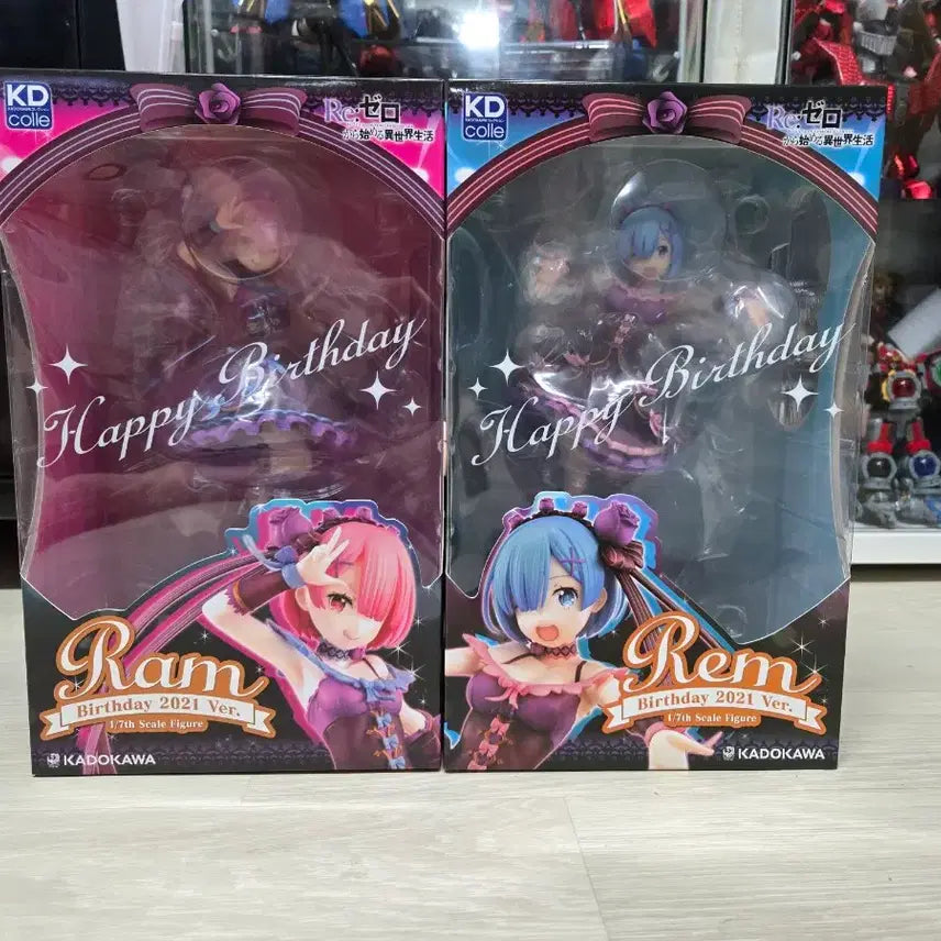 [BUNJANG] Kadokawa Re:Zero Rem & Ram Birthday 2021 Ver. 1/7 Scale Figure / 카도카와 1/7 스케일 렘/람 탄생제 2021 Ver.  피규어