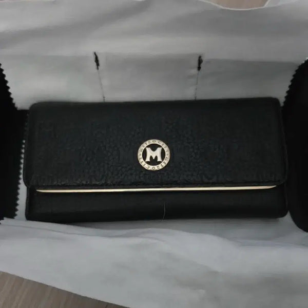 [BUNJANG] Metrociti Women's Long Wallet Black / 메트로시티 여성 장지갑 블랙