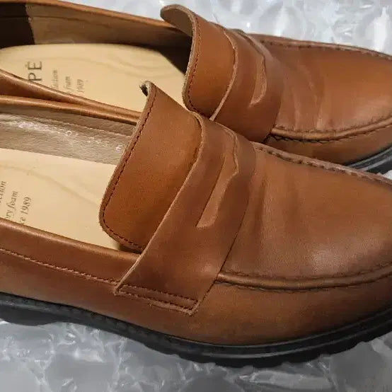 [BUNJANG] Miso-pe Loafers Brown 245 / 미소페 로퍼 브라운 컬러245