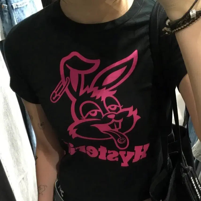 [BUNJANG] HYSTERIC GLAMOUR Short Sleeve T-Shirt / 히스테릭글래머 반팔