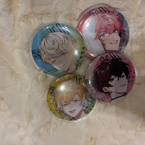 [BUNJANG] Nijisanji Orient Asia Travel Can Badge & Cheki Set / 니지산지 오리엔스 아시아 트레블 캔뱃지 체키 사이키 잇테츠