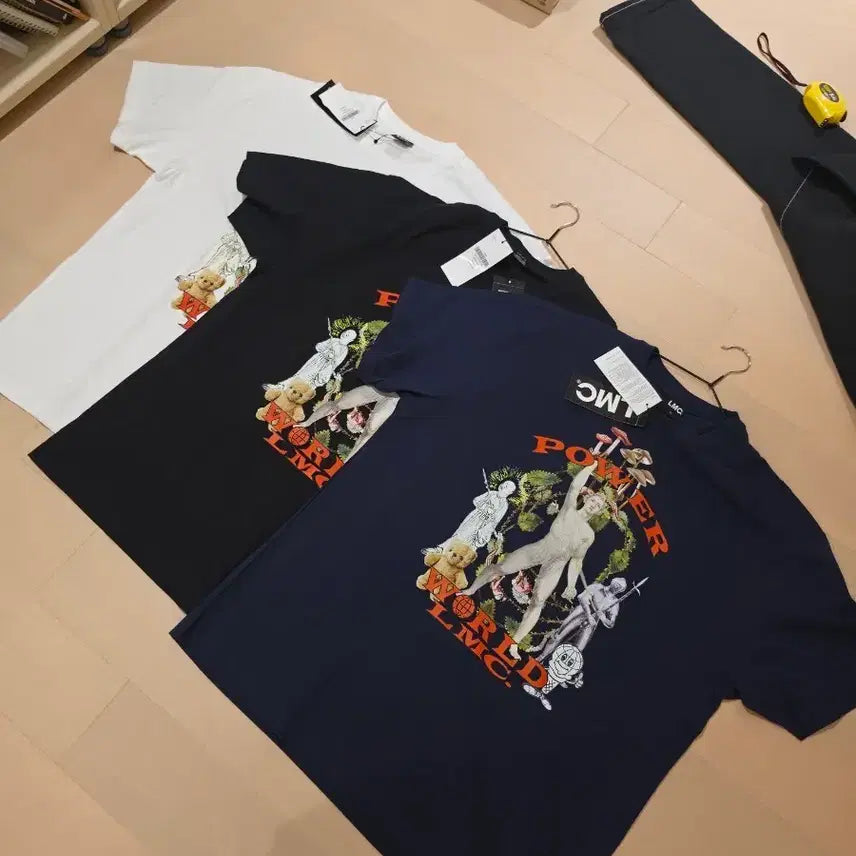 [BUNJANG] LMC Short Sleeve T-Shirt Set (White, Black, Navy) / LMC 반팔 티셔츠 3종 (화이트/블랙/네이비)