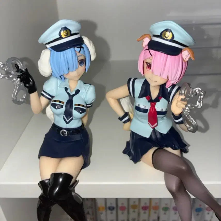 [BUNJANG] Re:Zero Rem Ram Noodle Stopper Figure / 리제로 렘 람 피규어 누들스토퍼 경찰
