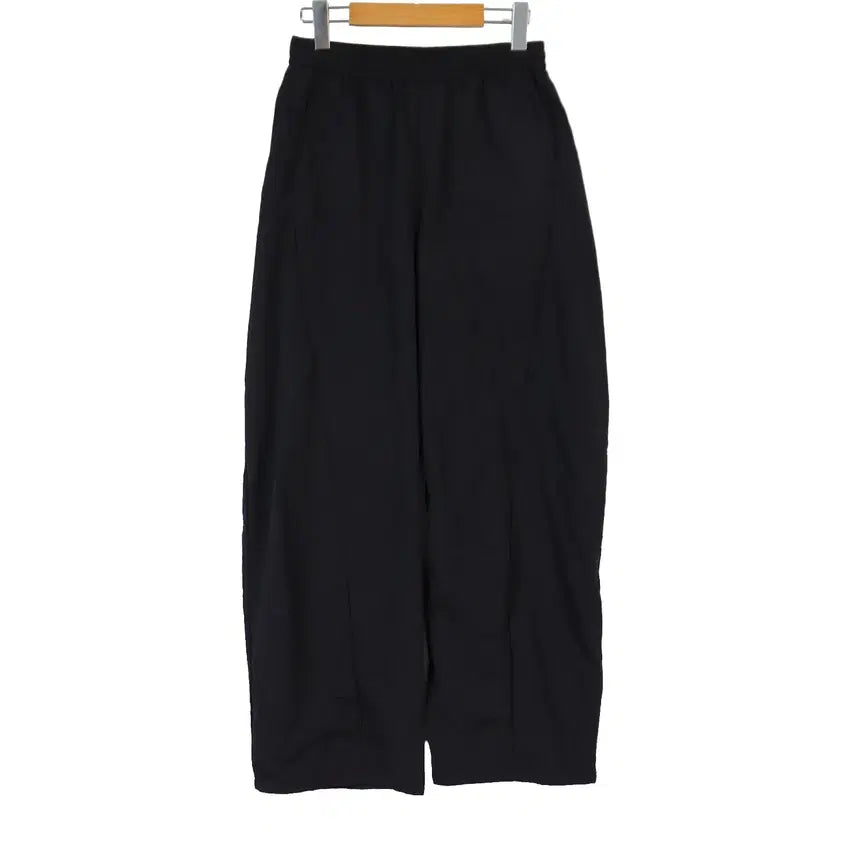 [BUNJANG] COLE Woven Banding Wide Pants Black Nylon / COLE 우븐 밴딩 와이드 팬츠 M 블랙 나일론 밴딩팬츠