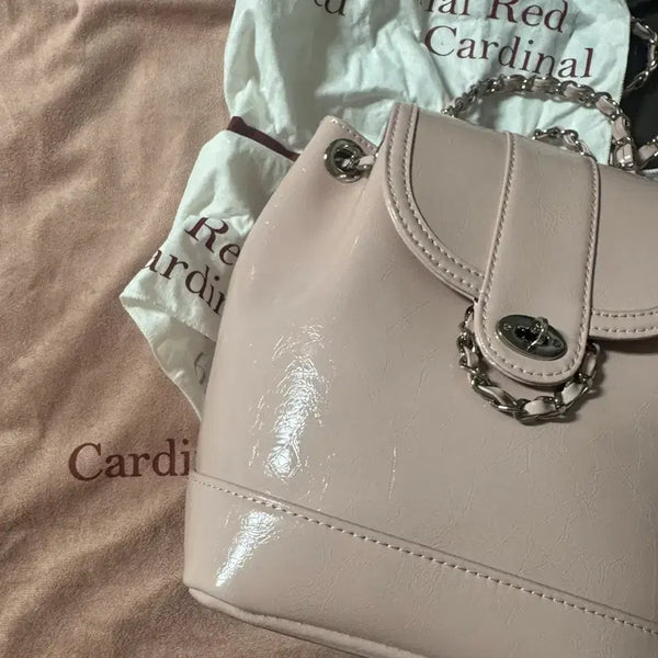 [BUNJANG] Cardinal Red How A Bag Mute Pink / 카디널레드 하우아백 뮤트핑크