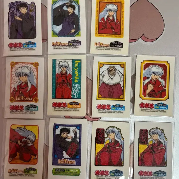[BUNJANG] Inuyasha Classic Stationery Seal Stickers Vol. 2 / 이누야샤 왕씰스티커 2탄 고전문구