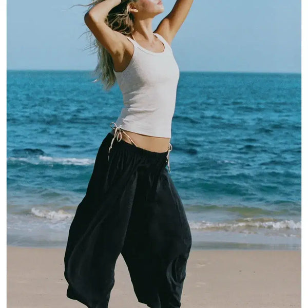 [BUNJANG] Zara Loose Volume Pants Black M / 자라 루즈 볼륨 팬츠M 새제품