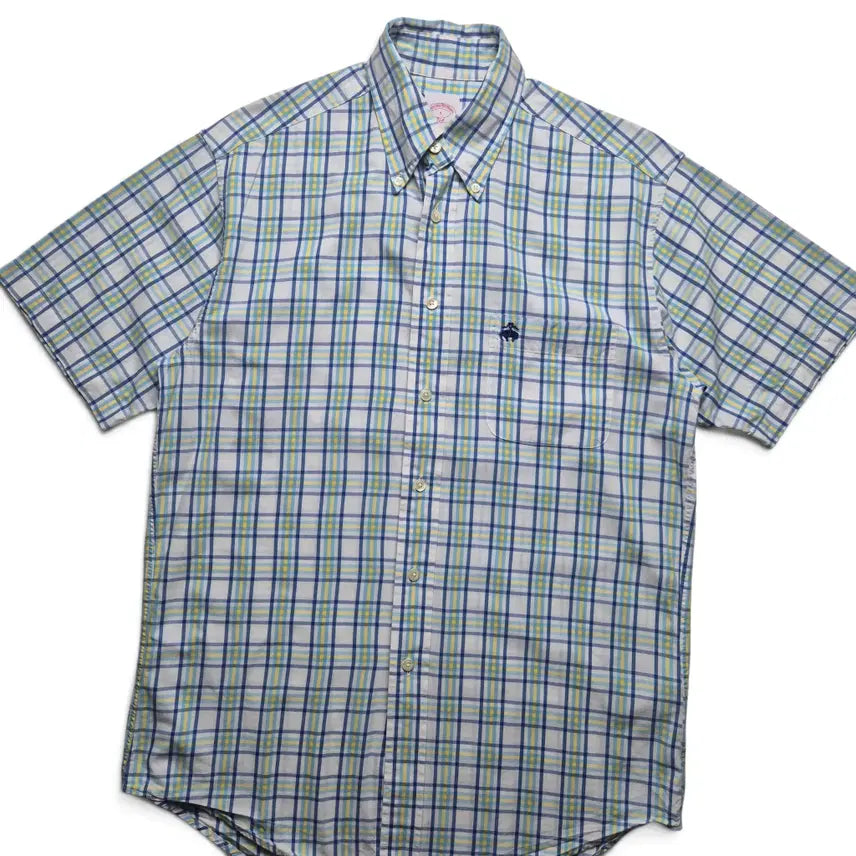 [BUNJANG] Brooks Brothers Check Half Sleeve Shirt Size S / [3일간 20%할인] [S] 브룩스브라더스 체크하프셔츠