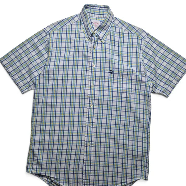 [BUNJANG] Brooks Brothers Check Half Sleeve Shirt Size S / [3일간 20%할인] [S] 브룩스브라더스 체크하프셔츠