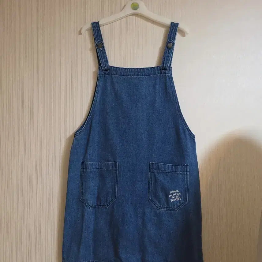 [BUNJANG] Denim Overall Dress / 청치마 멜빵 원피스
