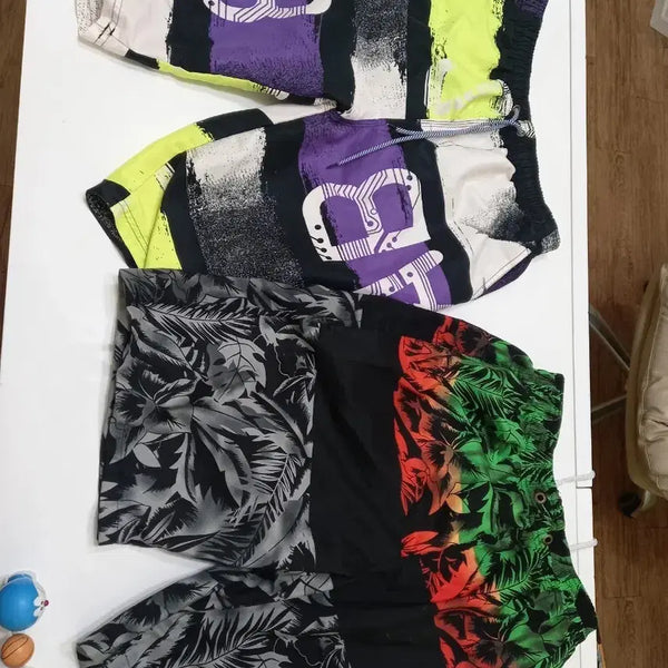 [BUNJANG] ACHROMATRC Men's Swimwear Bundle Set XL / XL사이즈. 남성. 수영복2개&XL티셔츠. 2개. 일괄. 택포15000원