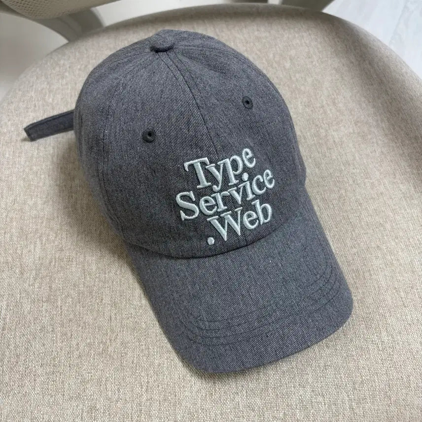 [BUNJANG] Typeservice Melange Grey Cap Hat / 타입서비스 모자|캡모자|볼캡|멜란지그레이