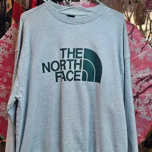 [BUNJANG] The North Face Grey Sweatshirt / 노스페이스 맨투맨 그레이