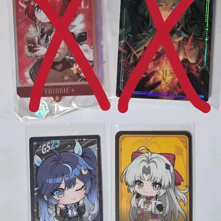 [BUNJANG] Anaksa Square Keychain & Honkai Star Rail / Honkai Impact 3rd Collaboration Acrylic Keychains & Photocards / 아낙사 사각키링, 맘스터치 콜라보 트리비/맘스터치 콜라보 카를로타,띵조25 유노판매합니당!!