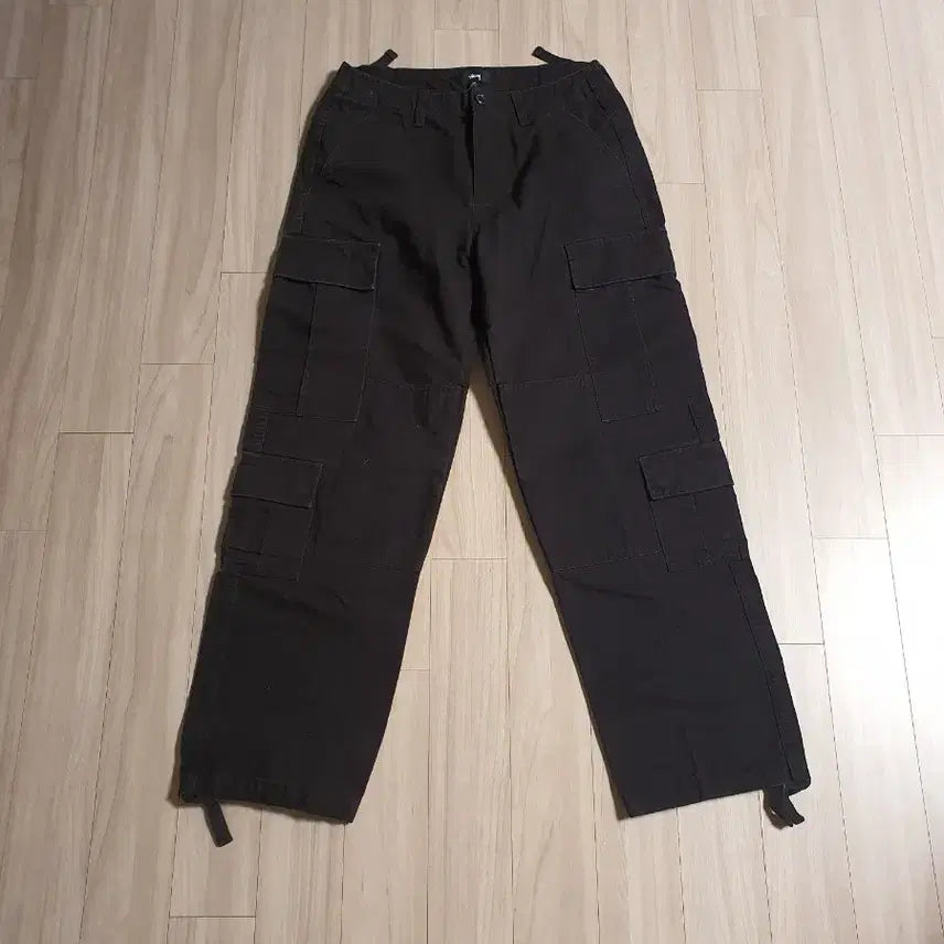 [BUNJANG] Stüssy Ripstop Cargo Pants Jogger String Trousers Size 28 / 스투시 립스탑 카고 팬츠 조거 스트링 바지 28 실29~30