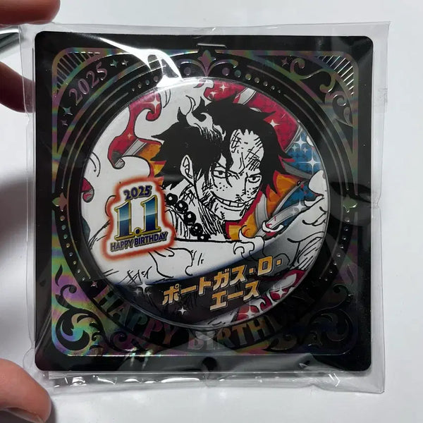[BUNJANG] One Piece Ace 2025 Birthday Badge / 원피스 에이스 생일 뱃지 2025