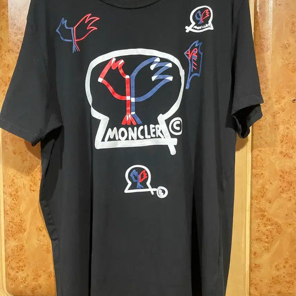 [BUNJANG] Moncler T-Shirt Black / 몽클레어 반팔티 블랙