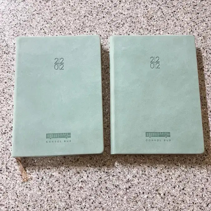 [BUNJANG] 2022 Mint Suede Hardcover Diary Set (2 pcs) / [새상품] 2022년형 다이어리
