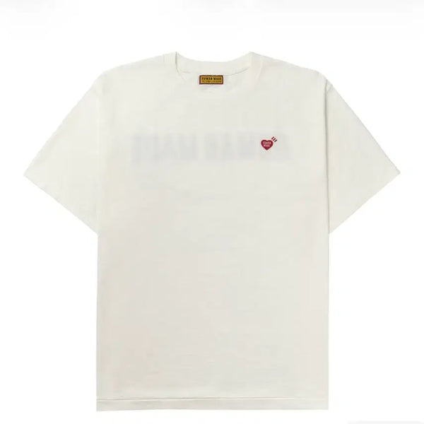 [BUNJANG] Human Made Heart Logo T-Shirt White / 휴먼 메이드 하트 로고 티셔츠 화이트