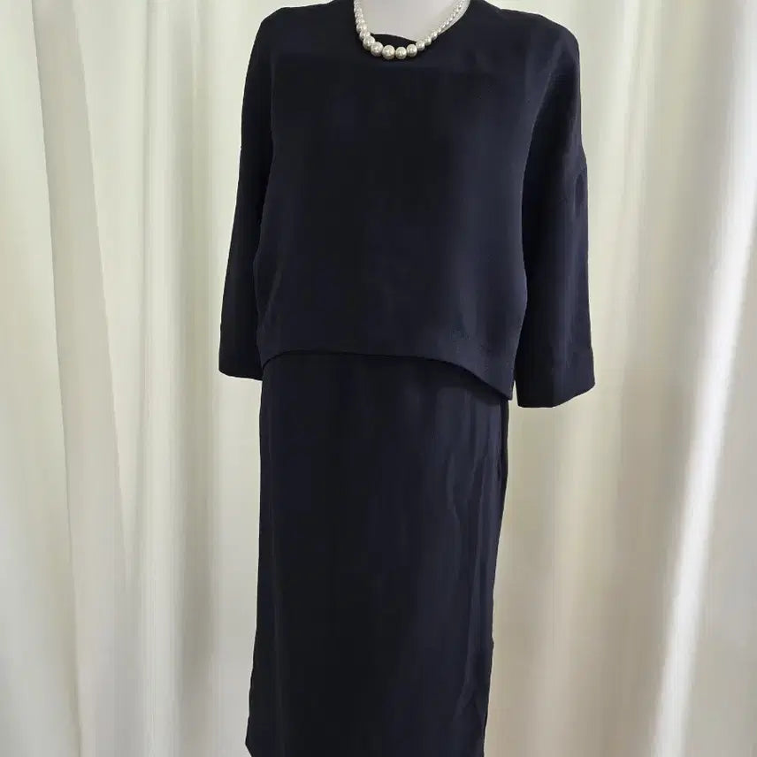 [BUNJANG] COS Banding Dress Navy Size 32 / 코스 밴딩 원피스