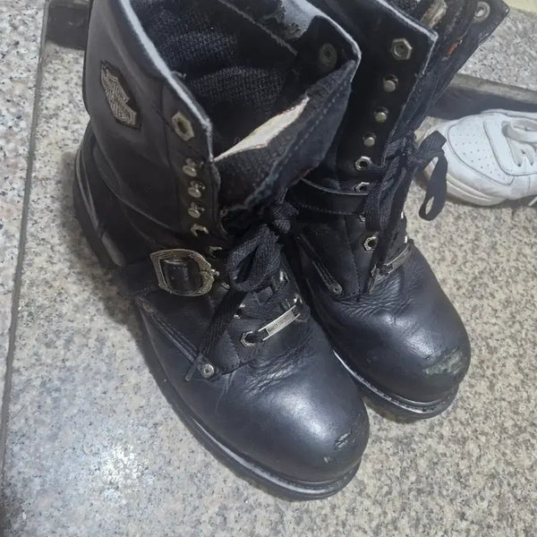 [BUNJANG] Harley-Davidson Biker Stormper Boots / 할리데이비슨 바이커 스톰퍼 부츠