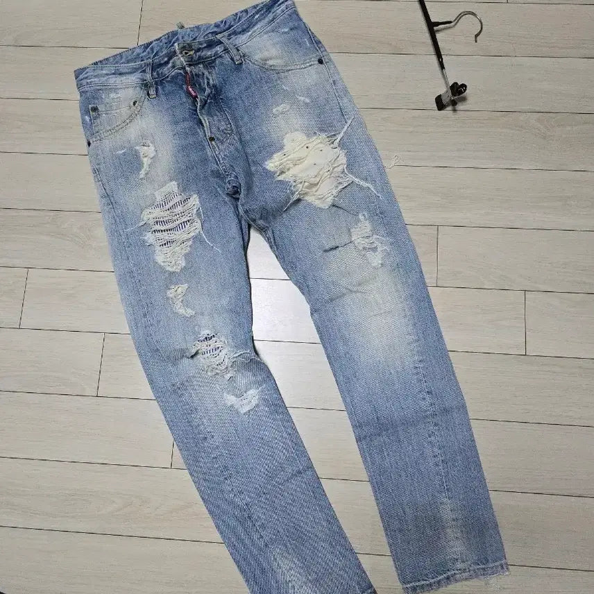 [BUNJANG] Dsquared2 Damaged Denim Jeans Size 46 / (정품)디스퀘어드2 데미지 데님/46사이즈