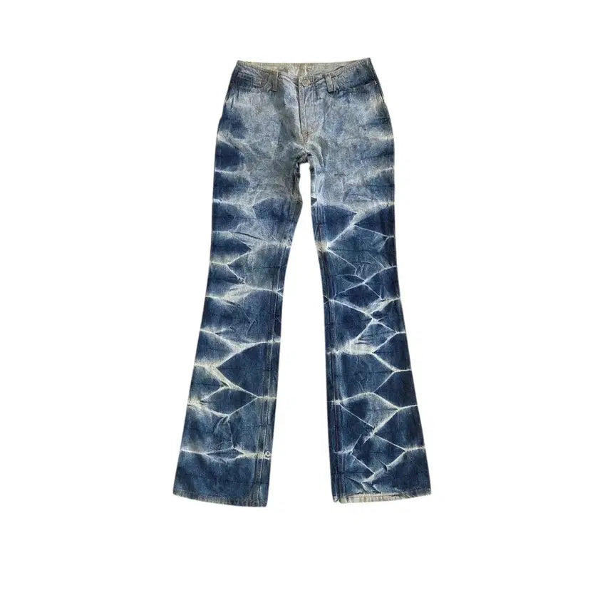 [BUNJANG] Benetton Y2K Flare Denim Pants / Benetton 베네통 빈티지 Y2k 플레어 데님 팬츠
