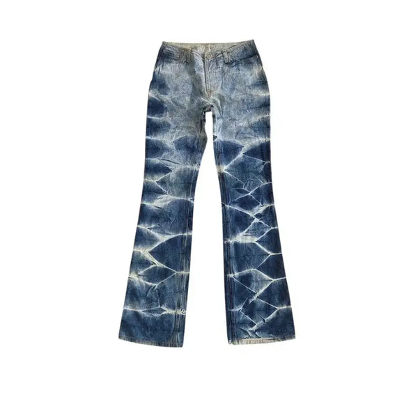 [BUNJANG] Benetton Y2K Flare Denim Pants / Benetton 베네통 빈티지 Y2k 플레어 데님 팬츠