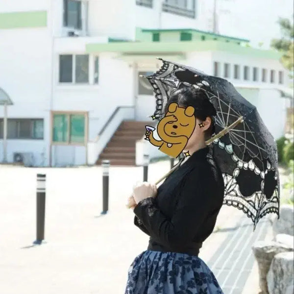 [BUNJANG] Women's Modified Hanbok Set with Umbrella and Hairpin / 우산, 비녀 포함)여성 개량한복 세트 판매 택포