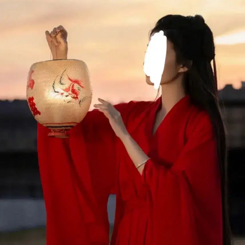 [BUNJANG] Red Chinese Traditional Dress Cosplay Costume / 중국 드레스 코스프레 의상 중고
