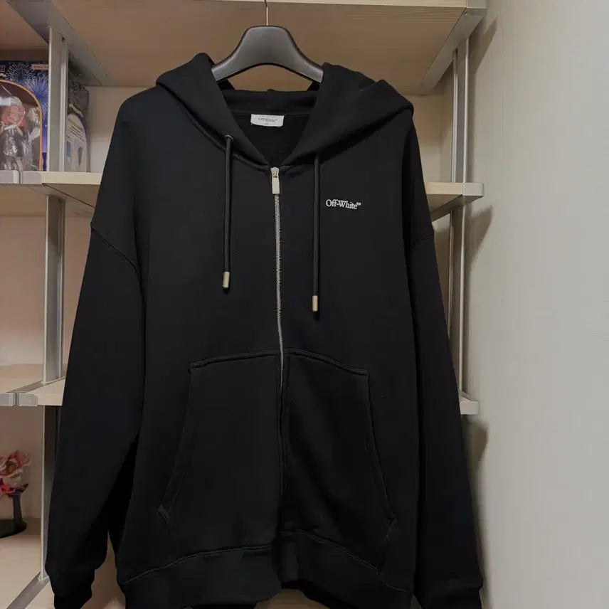 [BUNJANG] Off-White Graphic Zip-Up Hoodie / 오프화이트 그래픽 후드집업