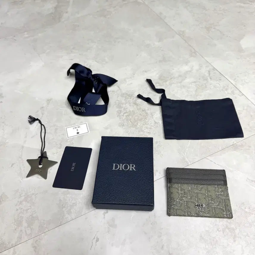 [BUNJANG] Dior Ruthenium Card Holder / 디올 루테늄 지갑
